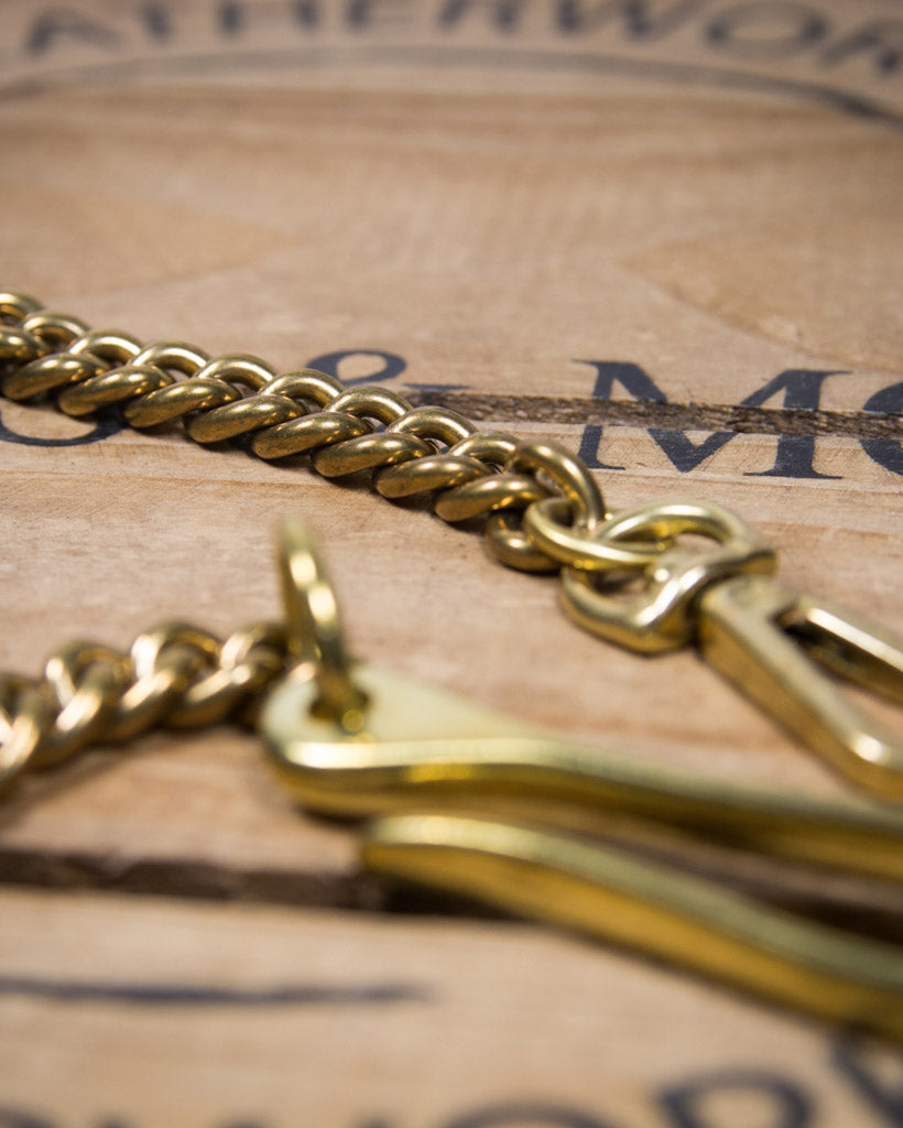 Barnes and Moore Heavy Duty Brass Wallet Tether - Solid Brass