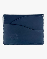 Barnes and Moore Drayman Leather Cardholder - Indigo