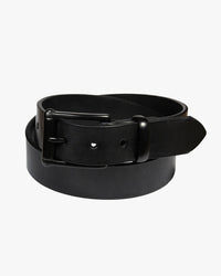 Barnes and Moore Garrison Leather Belt - Black / Black | Barnes and Moore Belts | JEANSTORE