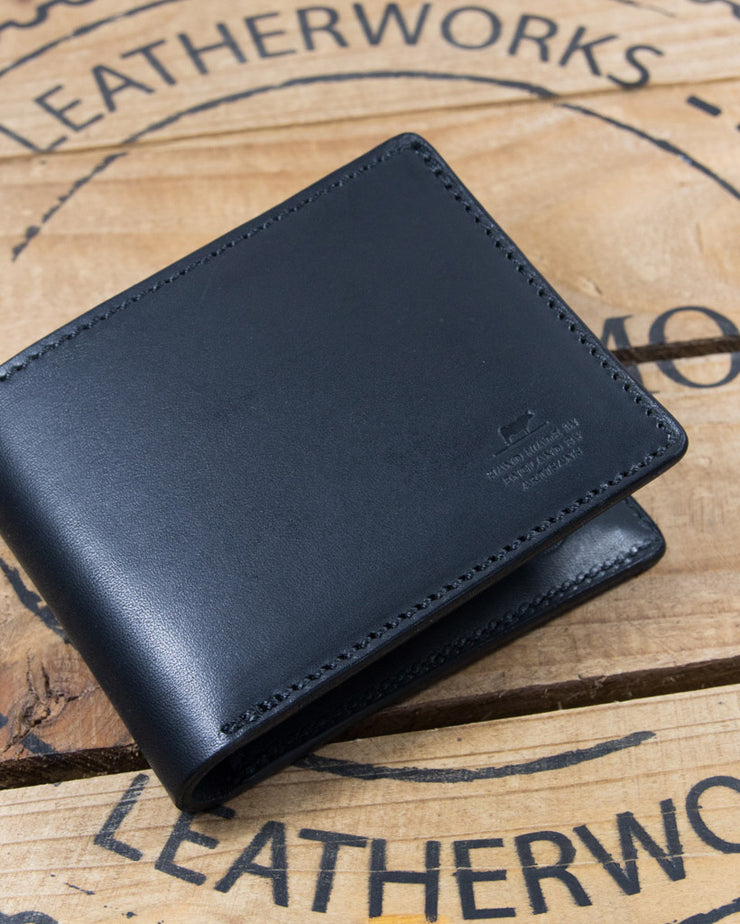 Barnes and Moore Longshore Folding Leather Wallet - Black