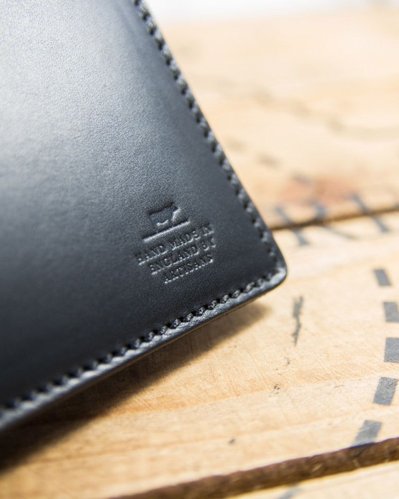 Barnes and Moore Longshore Folding Leather Wallet - Black