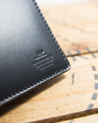 Barnes and Moore Longshore Folding Leather Wallet - Black