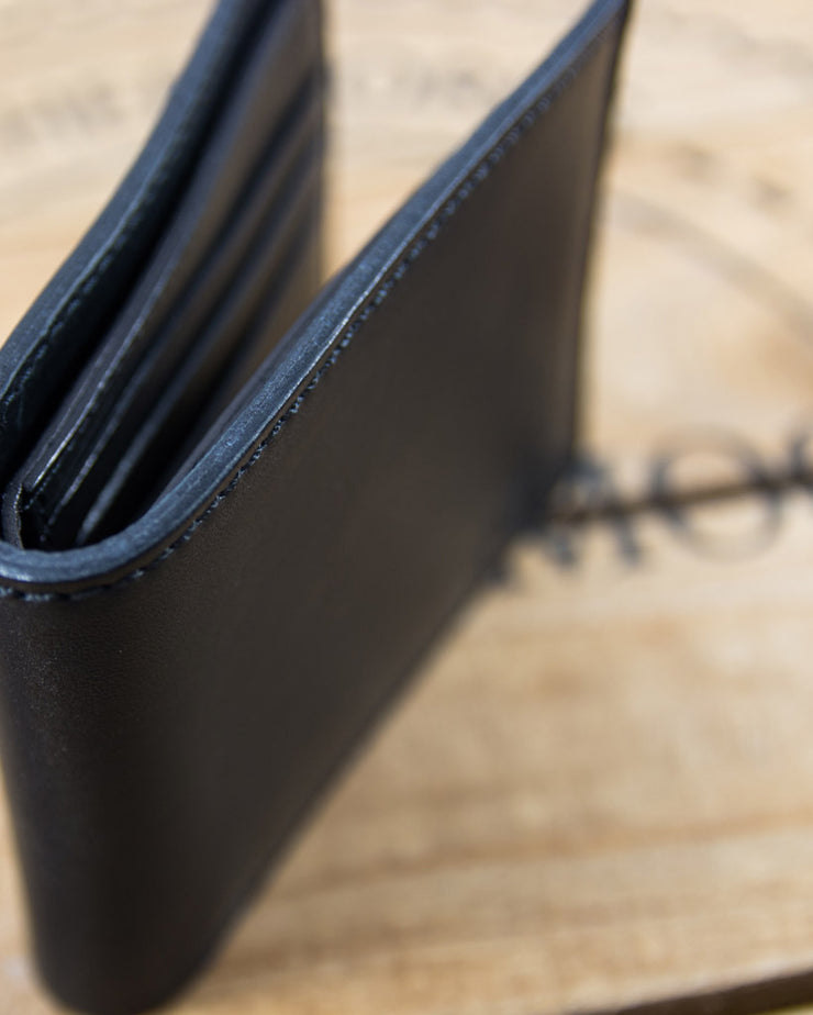 Barnes and Moore Longshore Folding Leather Wallet - Black