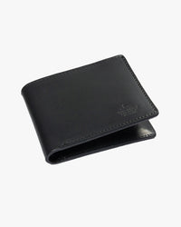 Barnes and Moore Longshore Folding Leather Wallet - Black