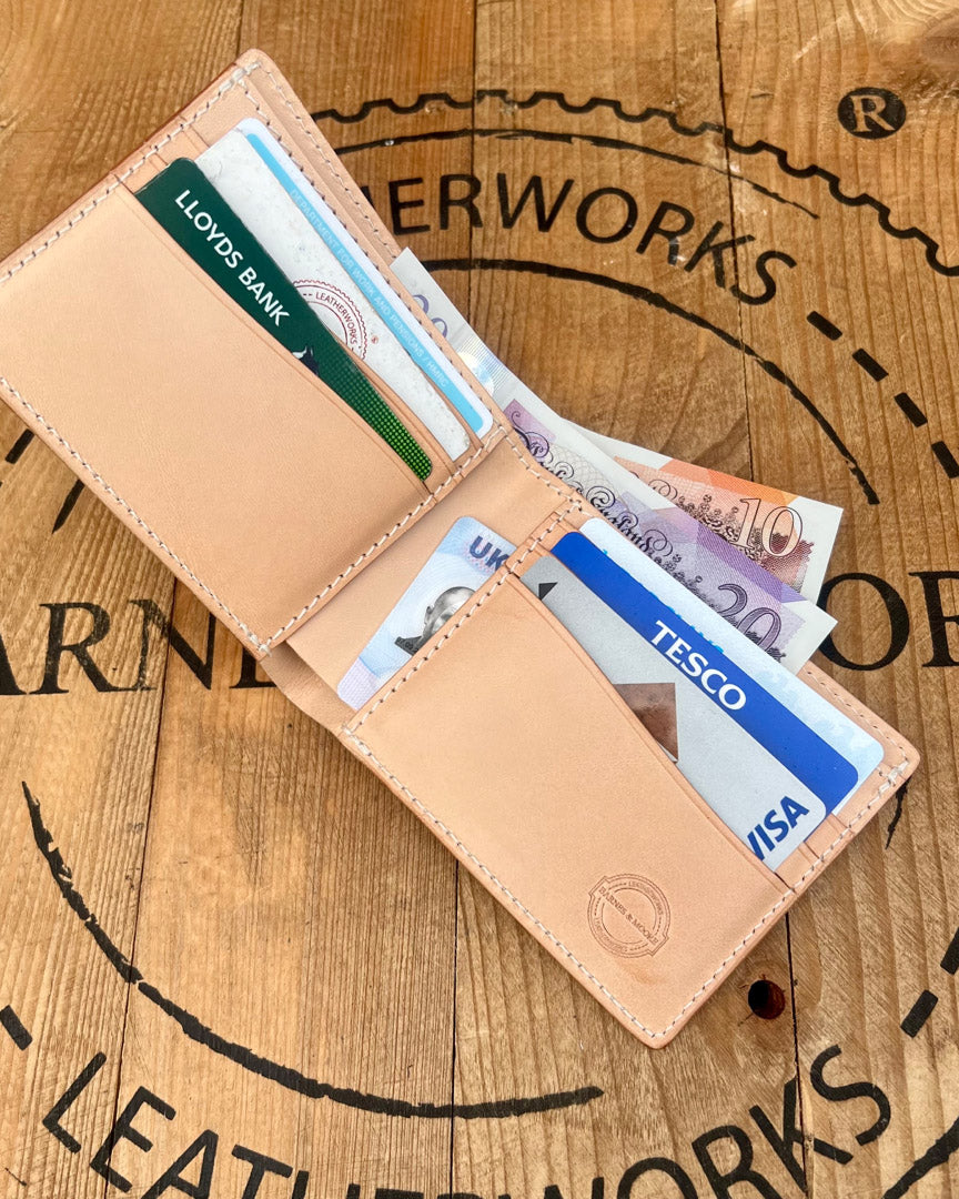 Barnes and Moore Longshore Folding Leather Wallet - Natural | Barnes and Moore Wallets & Key Fobs | JEANSTORE
