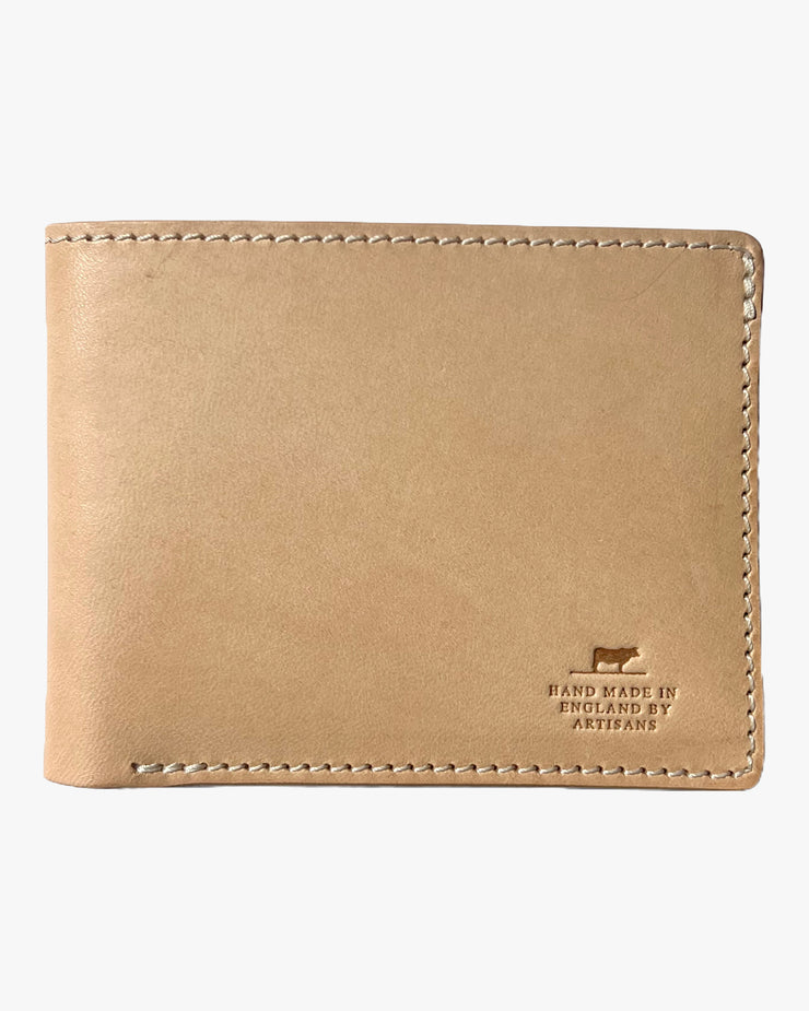 Barnes and Moore Longshore Folding Leather Wallet - Natural