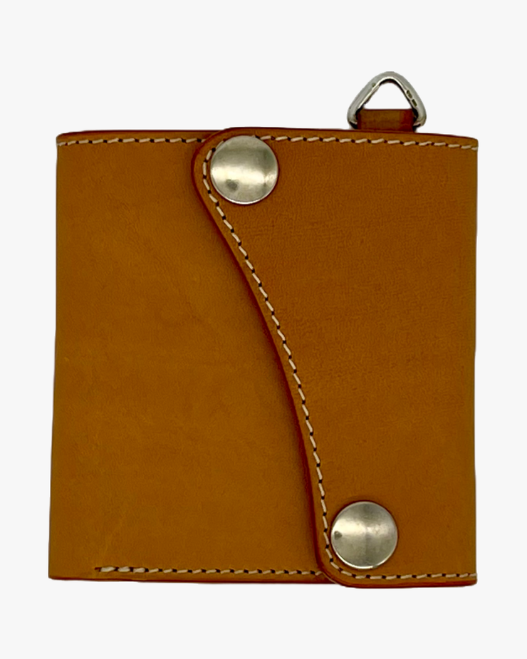 Barnes and Moore Sportsman Mid Silver Series Leather Wallet - Natural