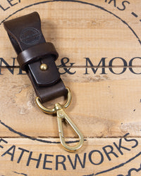 Barnes and Moore Yardman II Leather Key Fob - Deep Honey | Barnes and Moore Wallets & Key Fobs | JEANSTORE