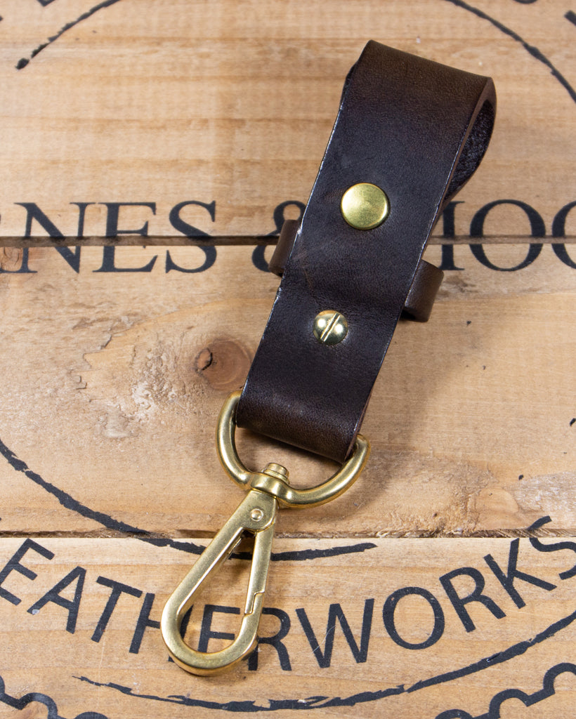Barnes and Moore Yardman II Leather Key Fob - Deep Honey | Barnes and Moore Wallets & Key Fobs | JEANSTORE