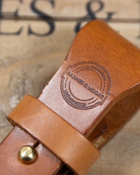 Barnes and Moore Yardman II Leather Key Fob - Tan | Barnes and Moore Wallets & Key Fobs | JEANSTORE