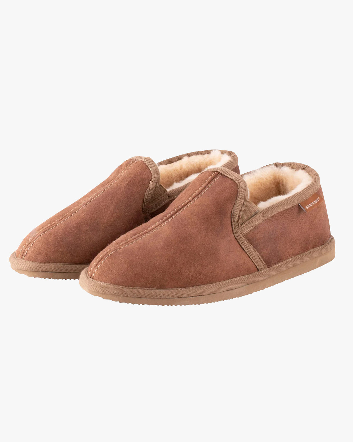 Shepherd® Of Sweden Bosse Sheepskin Slippers - Antique Cognac