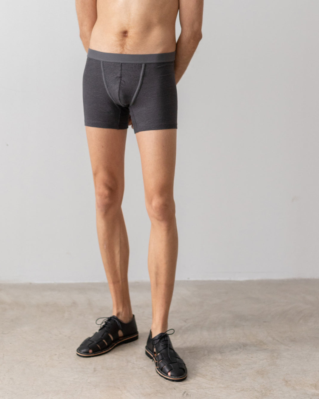 TA-CT Cervin Linen Boxer Briefs - Anthracite | TA-CT Underwear | JEANSTORE