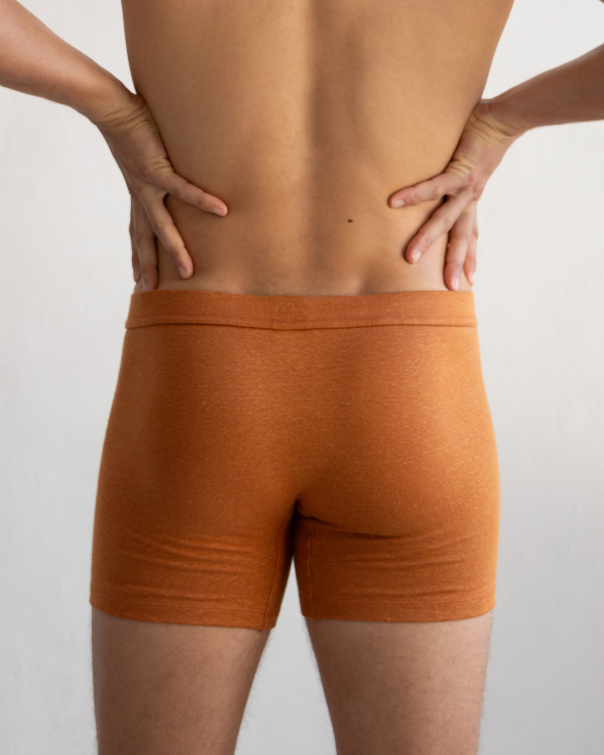 TA-CT Cervin Linen Boxer Briefs - Burnt Orange | TA-CT Underwear | JEANSTORE
