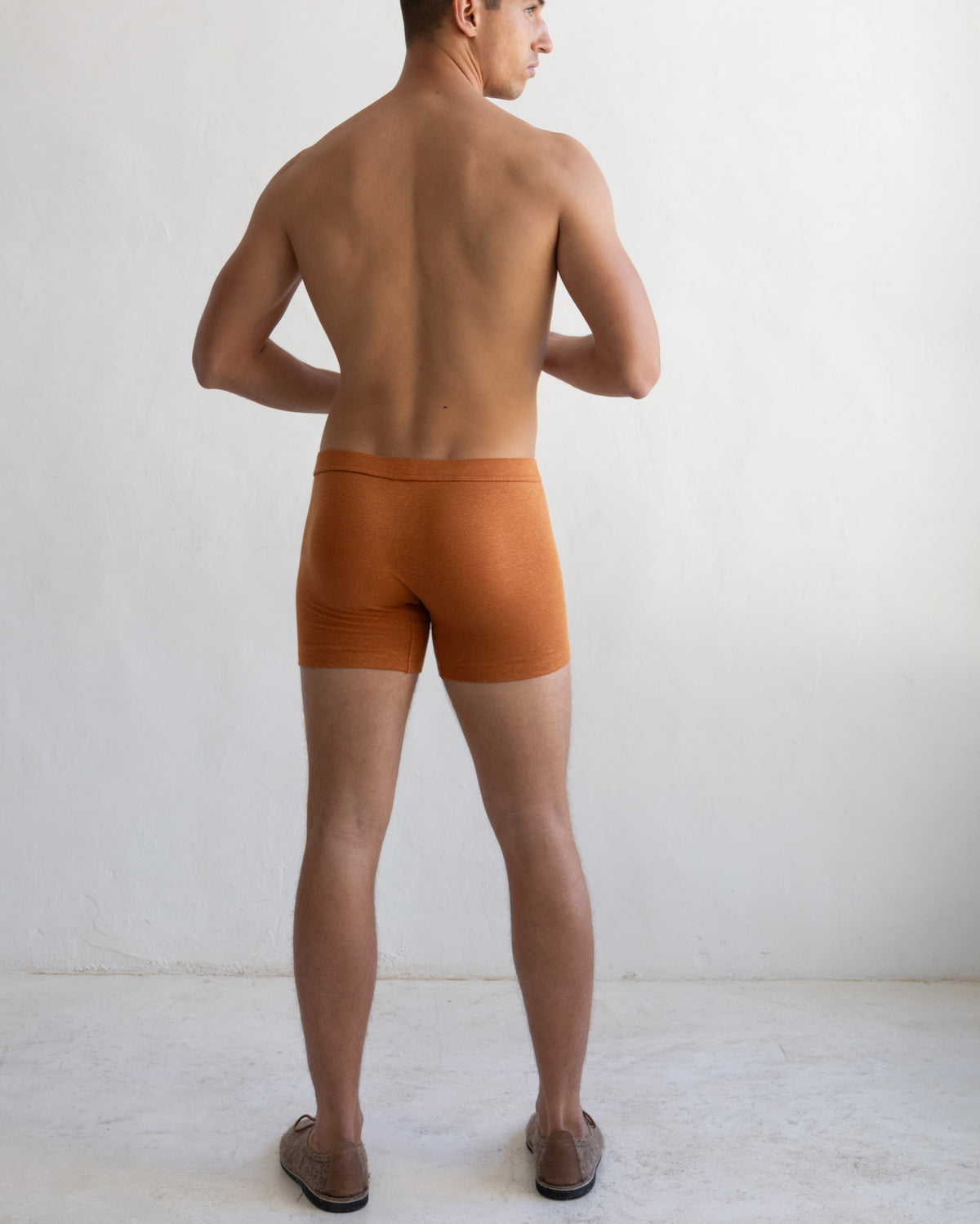 TA-CT Cervin Linen Boxer Briefs - Burnt Orange | TA-CT Underwear | JEANSTORE