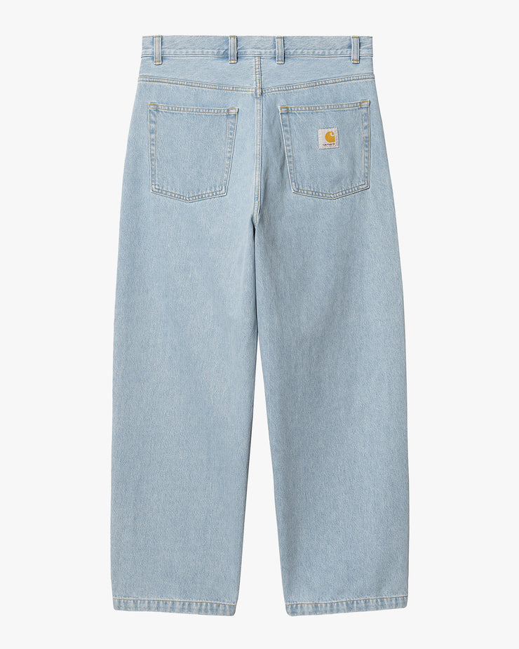Carhartt WIP Brandon Pant Loose Straight Mens Jeans - Blue Heavy Stone Bleached