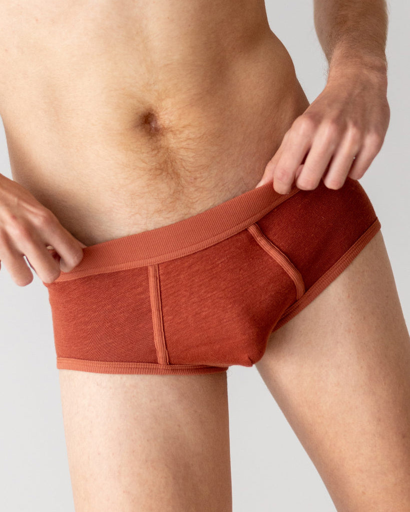 TA-CT Denali Linen Briefs - Rust | TA-CT Underwear | JEANSTORE