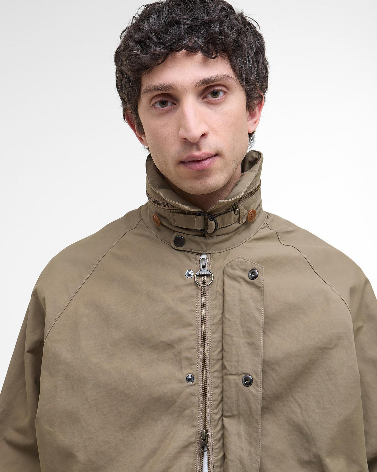 Barbour Heritage Beaufort Blouson Casual Jacket - British Khaki