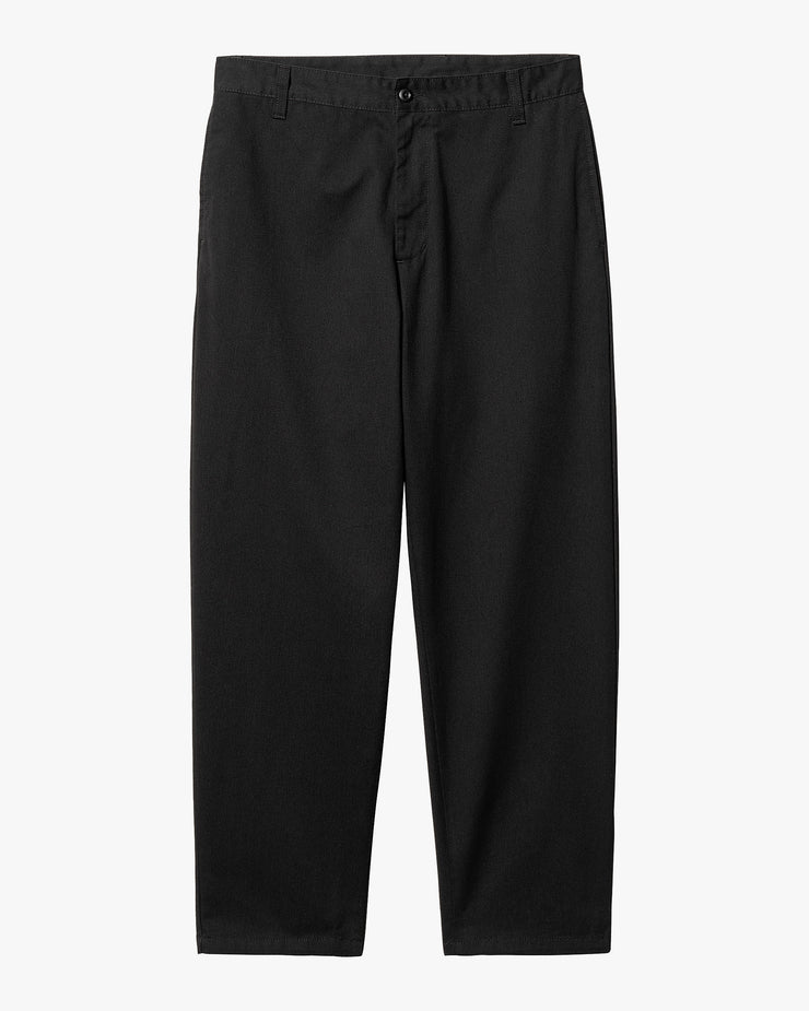 Carhartt WIP Calder Pant Relaxed Tapered Mens Trousers - Black Rinsed
