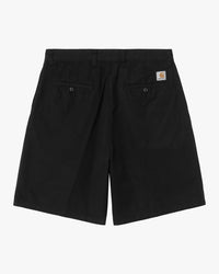 Carhartt WIP Calder Shorts - Black Garment Dyed | Carhartt WIP Shorts | JEANSTORE
