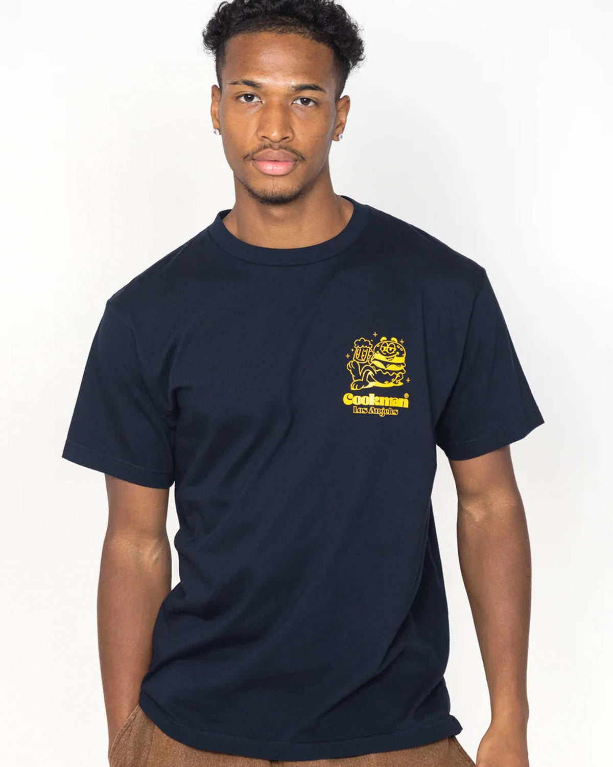 Cookman Cheers Burger Tee - Navy | Cookman T Shirts | JEANSTORE