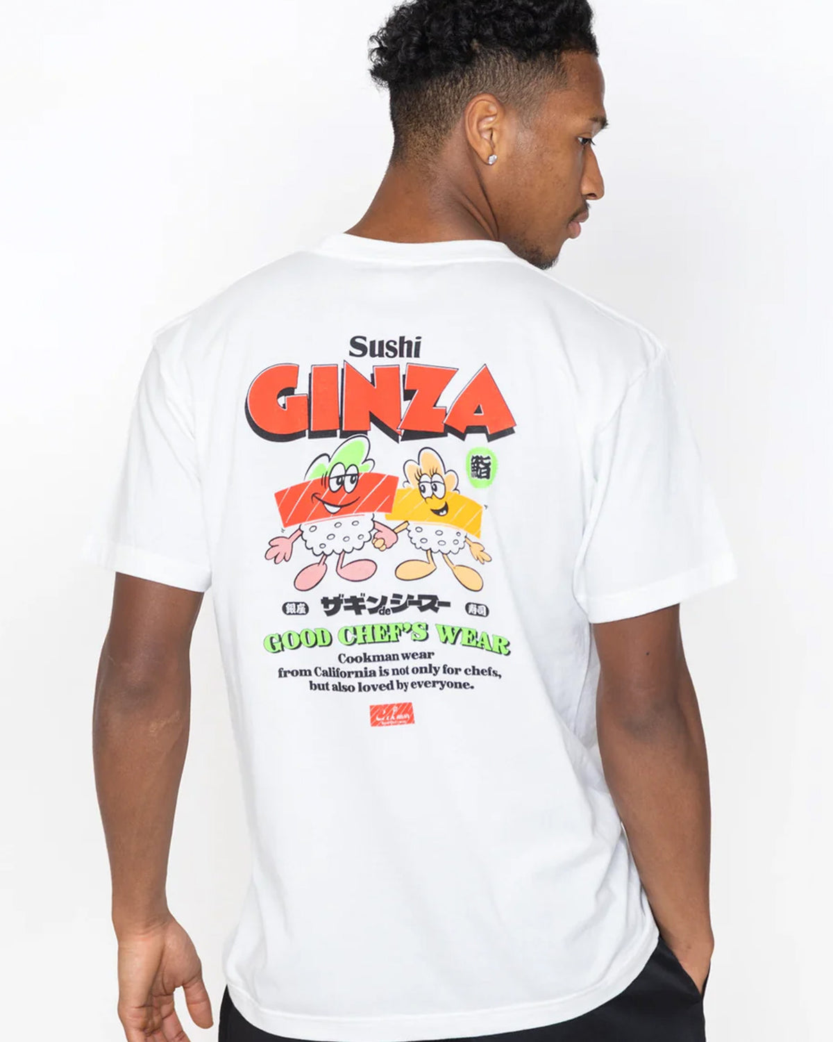 Cookman Ginza Tee - White | Cookman T Shirts | JEANSTORE
