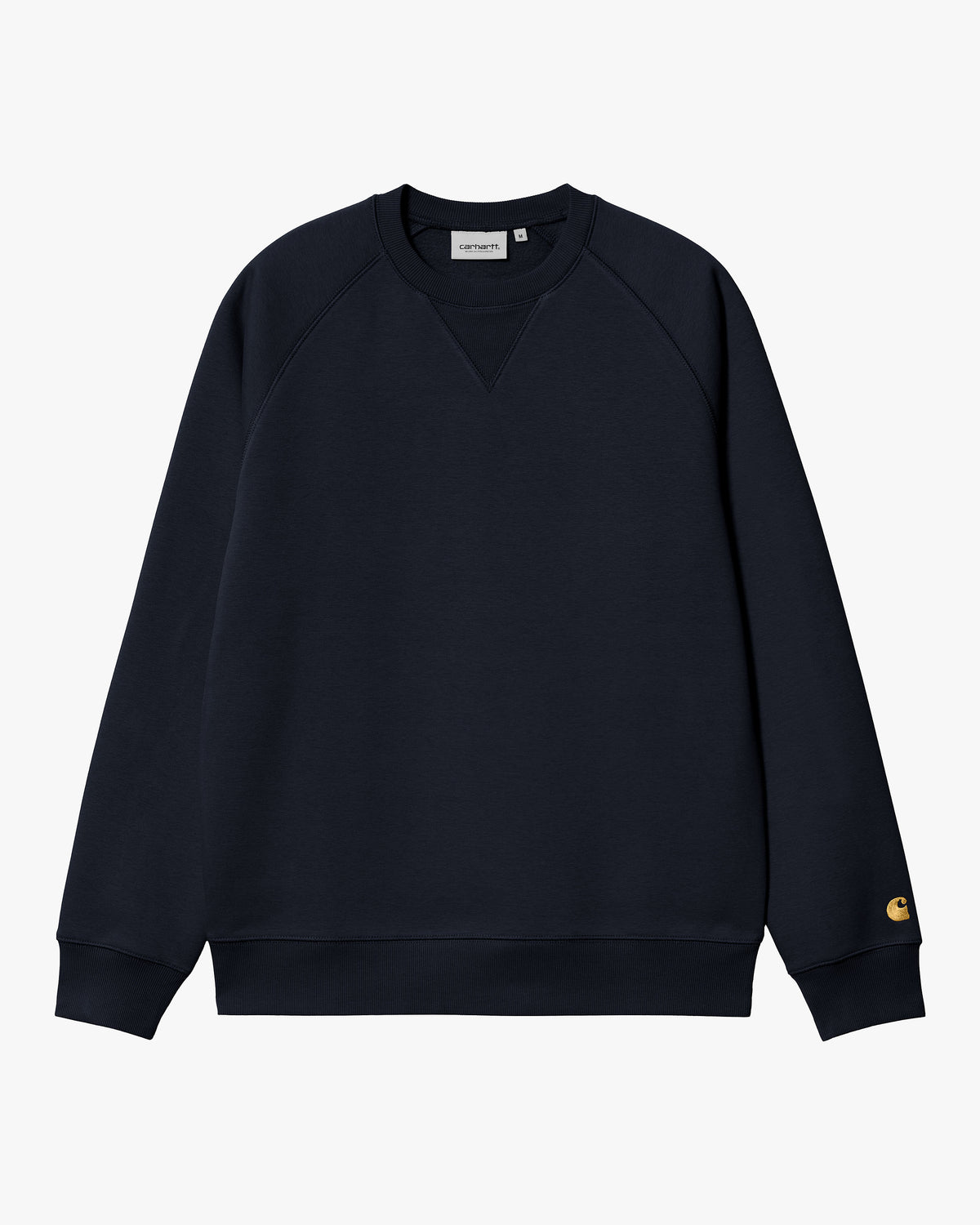 Carhartt WIP Chase Sweat - Dark Navy / Gold | Carhartt WIP Sweaters & Knitwear | JEANSTORE