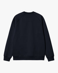 Carhartt WIP Chase Sweat - Dark Navy / Gold | Carhartt WIP Sweaters & Knitwear | JEANSTORE