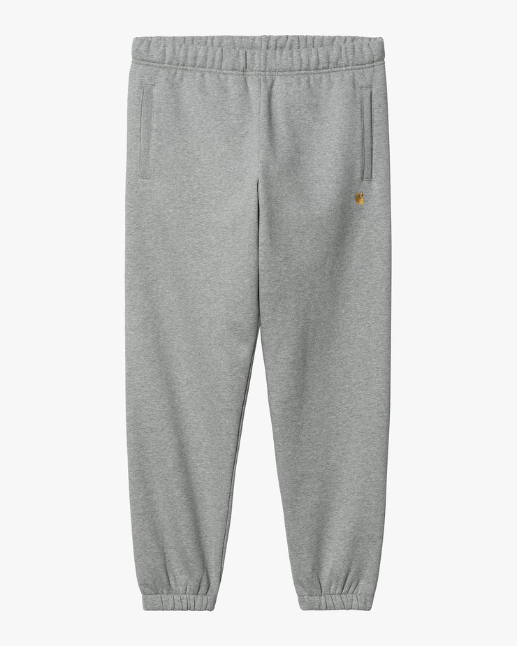 Carhartt WIP Chase Sweat Pant - Grey Heather / Gold