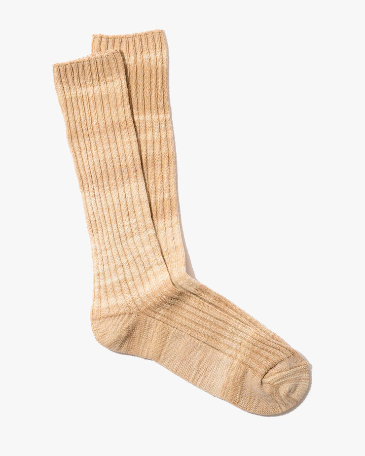 Royalties Paris Summer Thick Recycled Cotton Tie Dye Socks - Sable