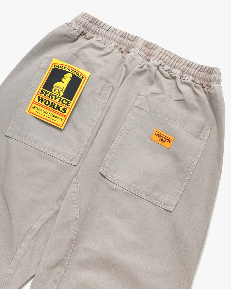 Service Works Classic Canvas Chef Pant - Stone | Service Works Chinos & Non-Denim Pants | JEANSTORE