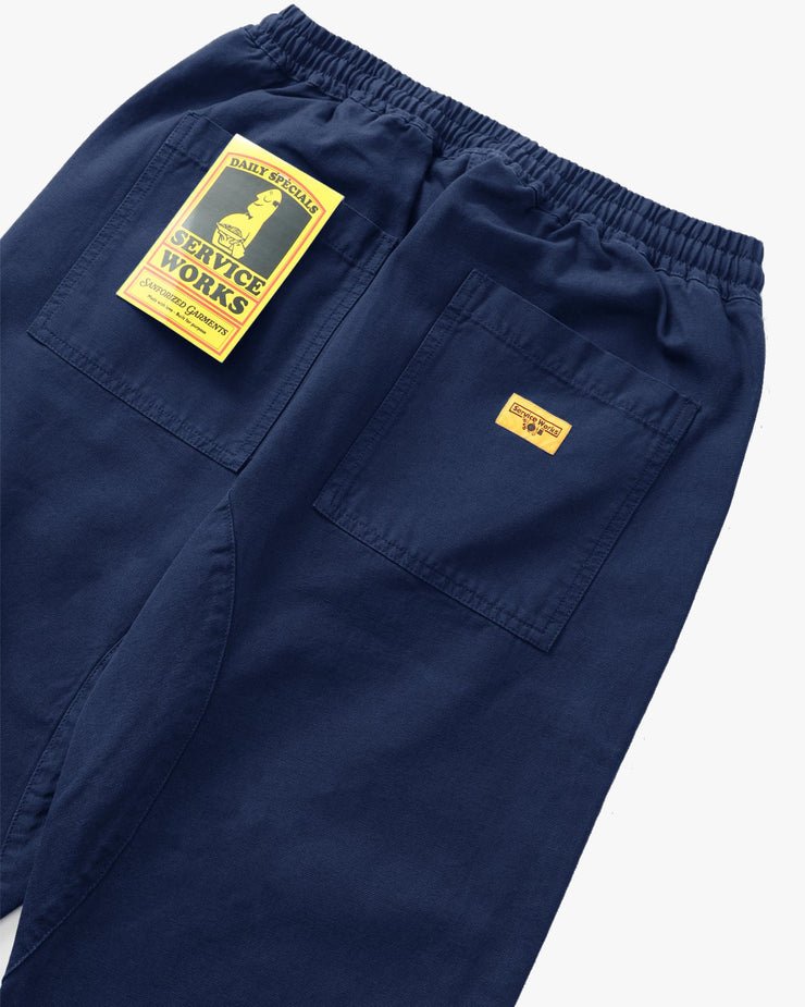 Service Works Classic Canvas Chef Pant - Navy | Service Works Chinos & Non-Denim Pants | JEANSTORE