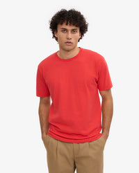 Colorful Standard Classic Organic Tee - Red Tangerine | Colorful Standard T Shirts | JEANSTORE