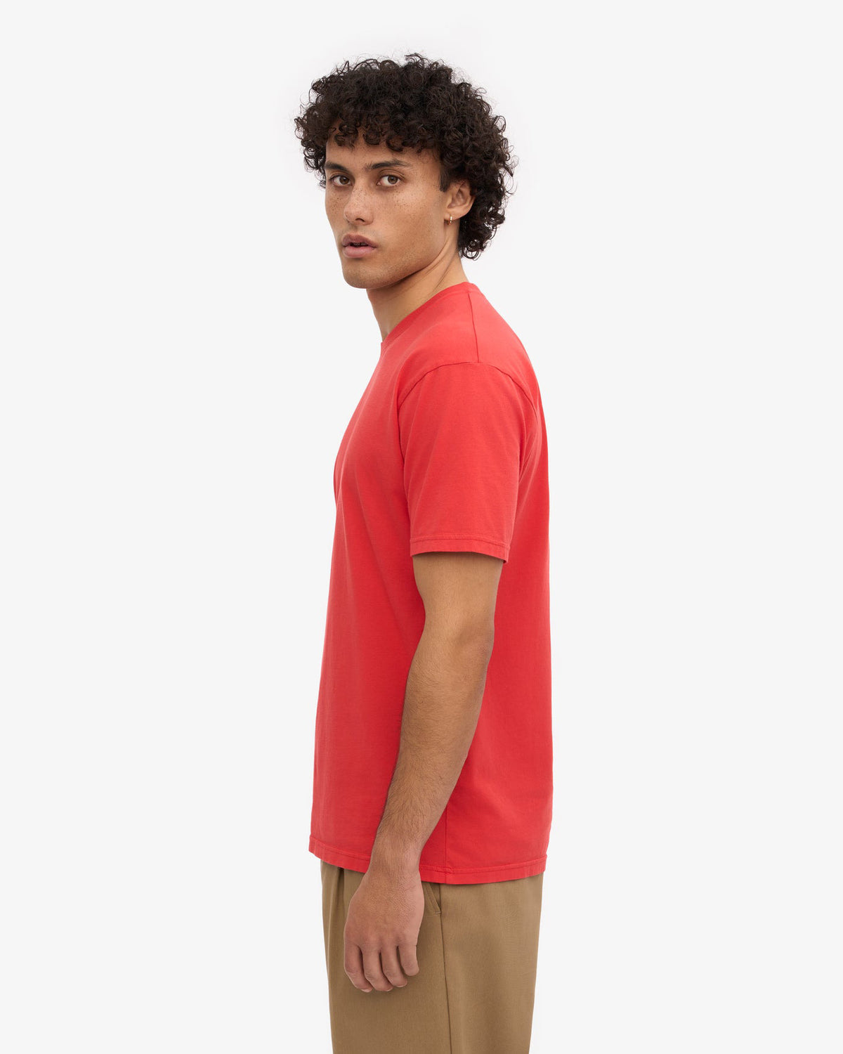 Colorful Standard Classic Organic Tee - Red Tangerine | Colorful Standard T Shirts | JEANSTORE