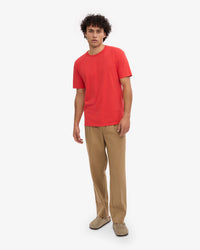 Colorful Standard Classic Organic Tee - Red Tangerine | Colorful Standard T Shirts | JEANSTORE