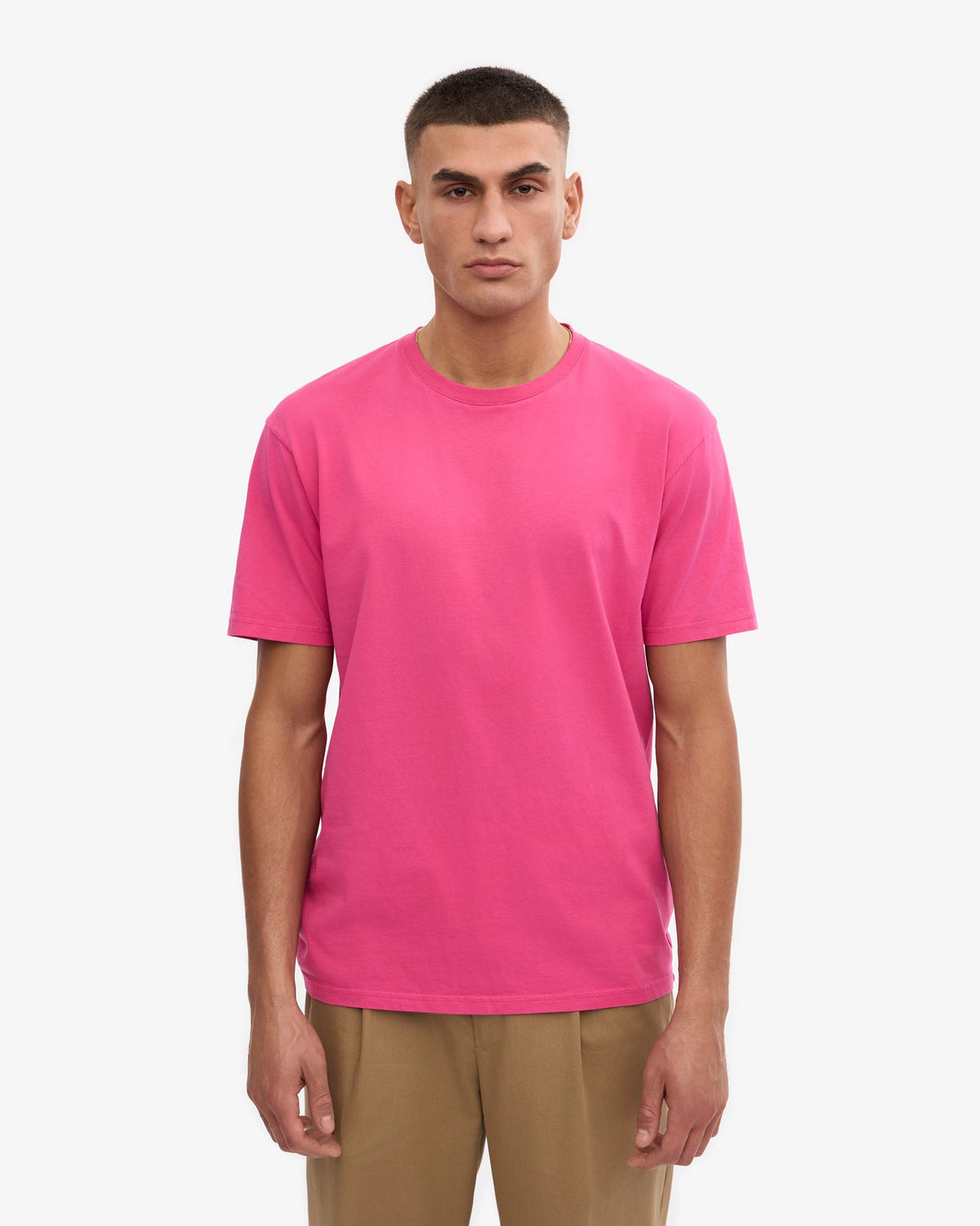 Colorful Standard Classic Organic Tee - Bubblegum Pink | Colorful Standard T Shirts | JEANSTORE