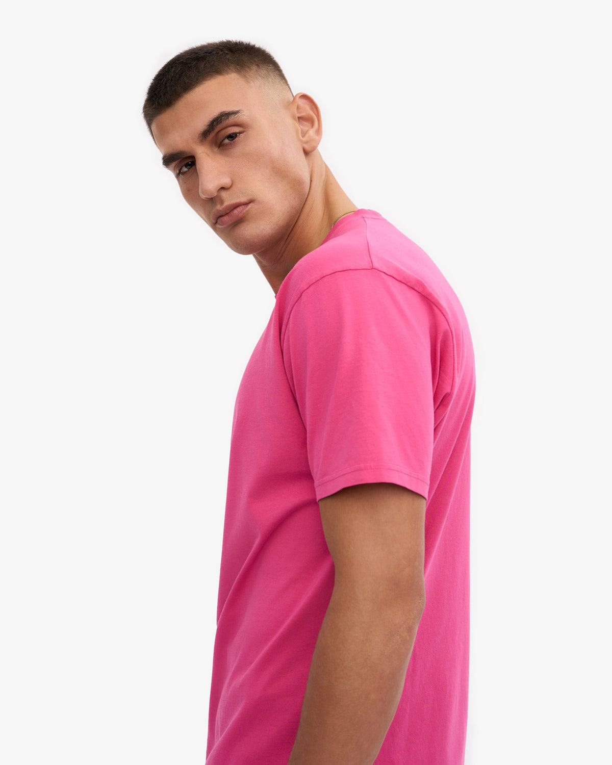 Colorful Standard Classic Organic Tee - Bubblegum Pink | Colorful Standard T Shirts | JEANSTORE