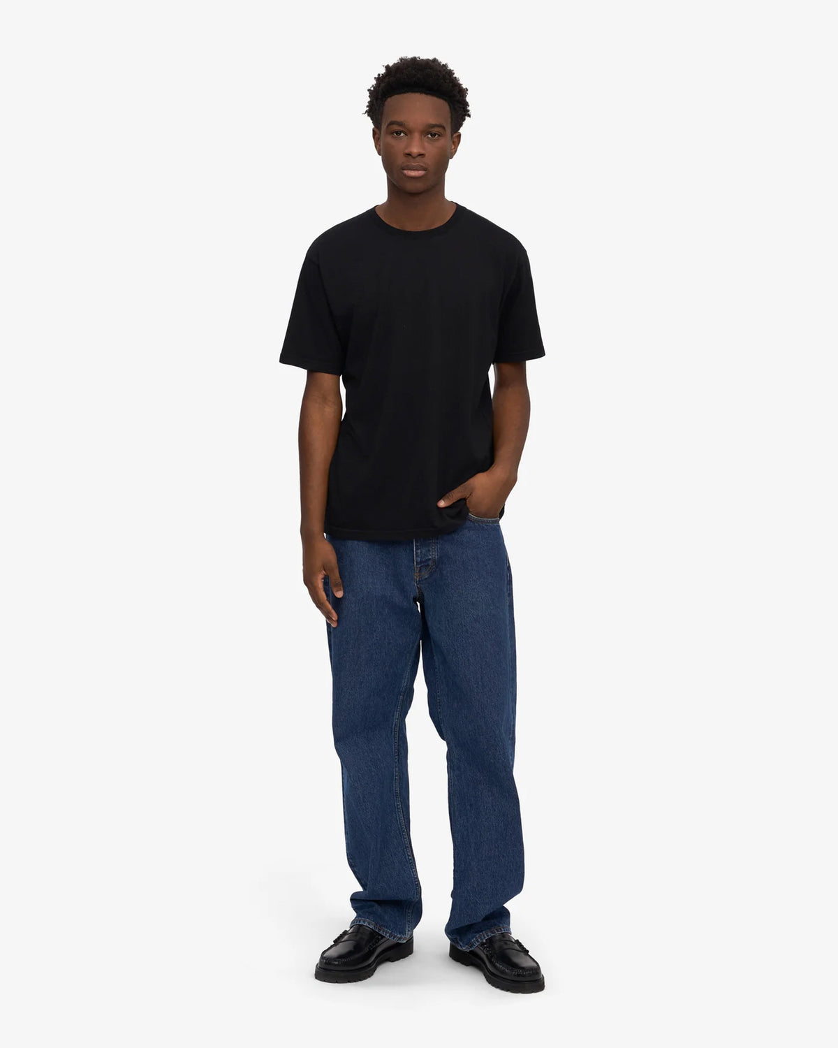 Colorful Standard Classic Organic Tee - Deep Black | Colorful Standard T Shirts | JEANSTORE