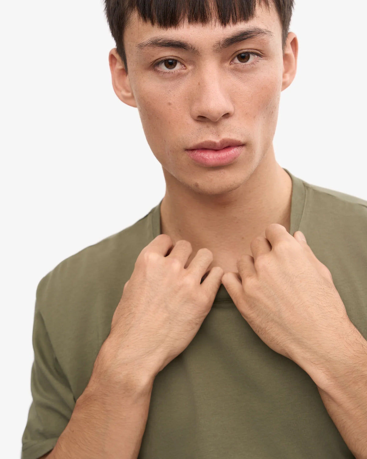 Colorful Standard Classic Organic Tee - Dusty Olive | Colorful Standard T Shirts | JEANSTORE