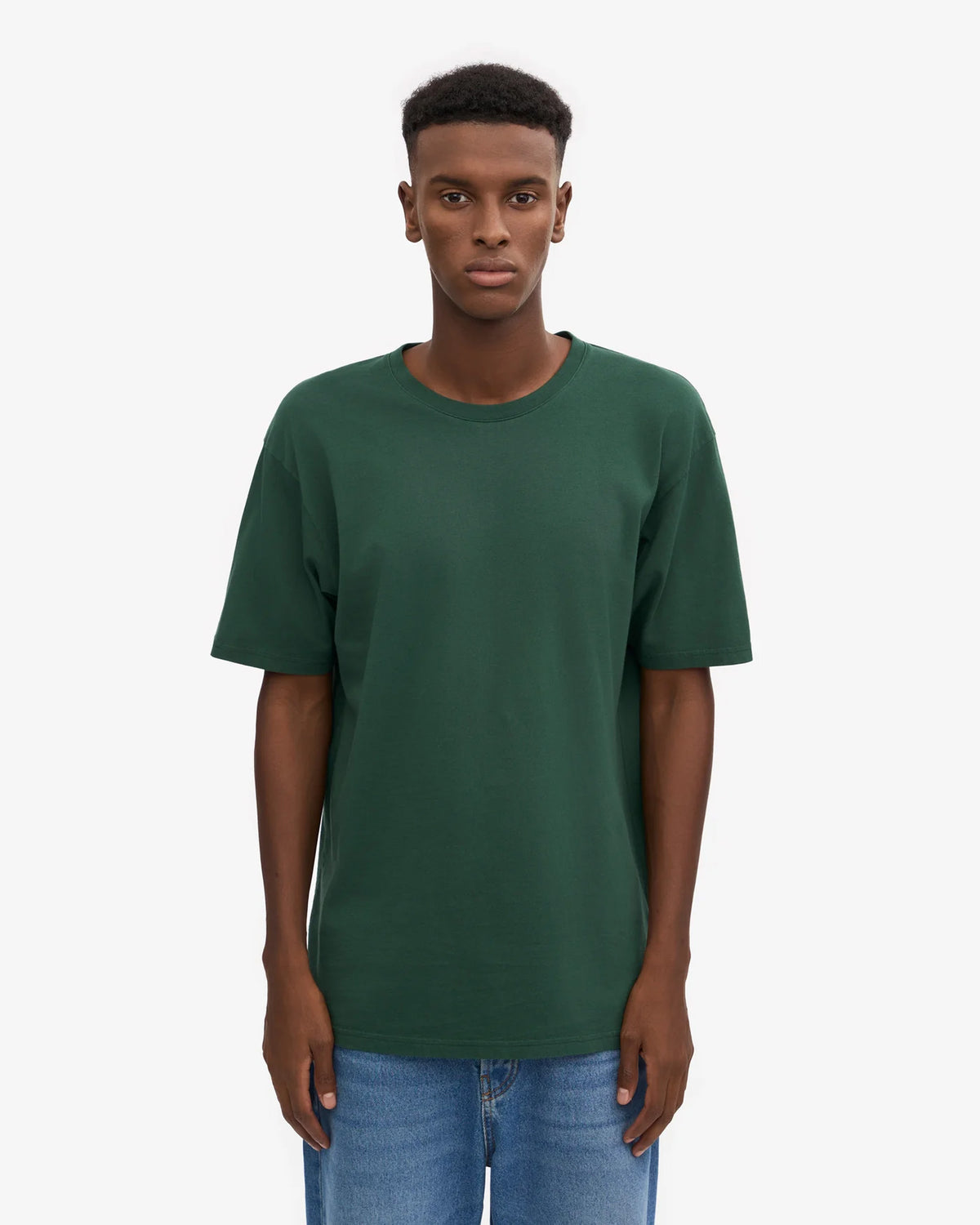 Colorful Standard Classic Organic Tee - Emerald Green | Colorful Standard T Shirts | JEANSTORE