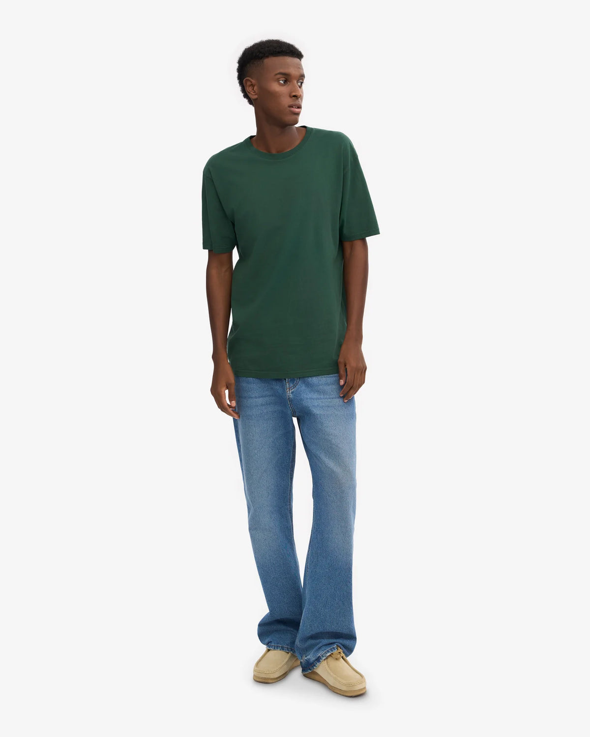 Colorful Standard Classic Organic Tee - Emerald Green | Colorful Standard T Shirts | JEANSTORE