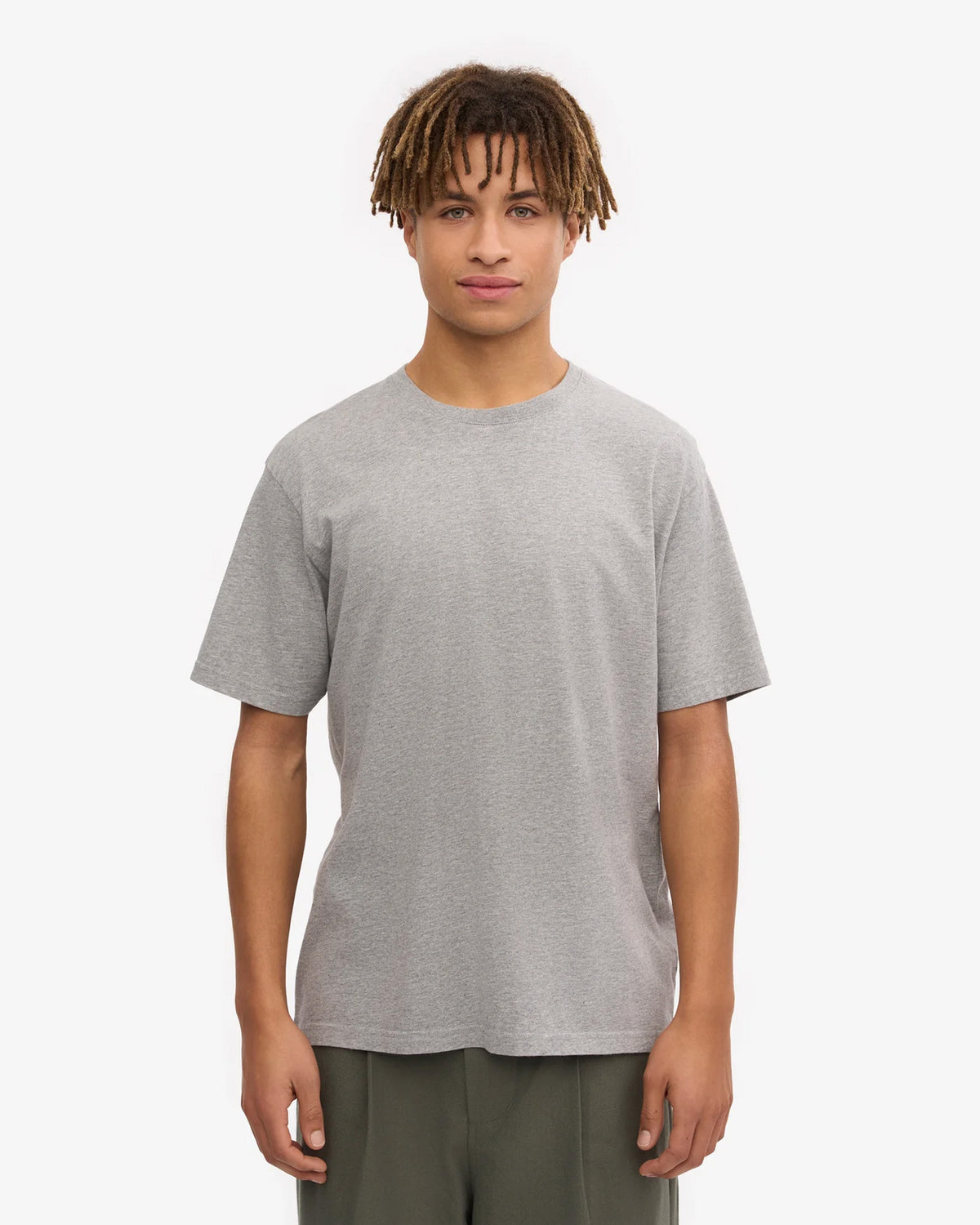 Colorful Standard Classic Organic Tee - Heather Grey | Colorful Standard T Shirts | JEANSTORE