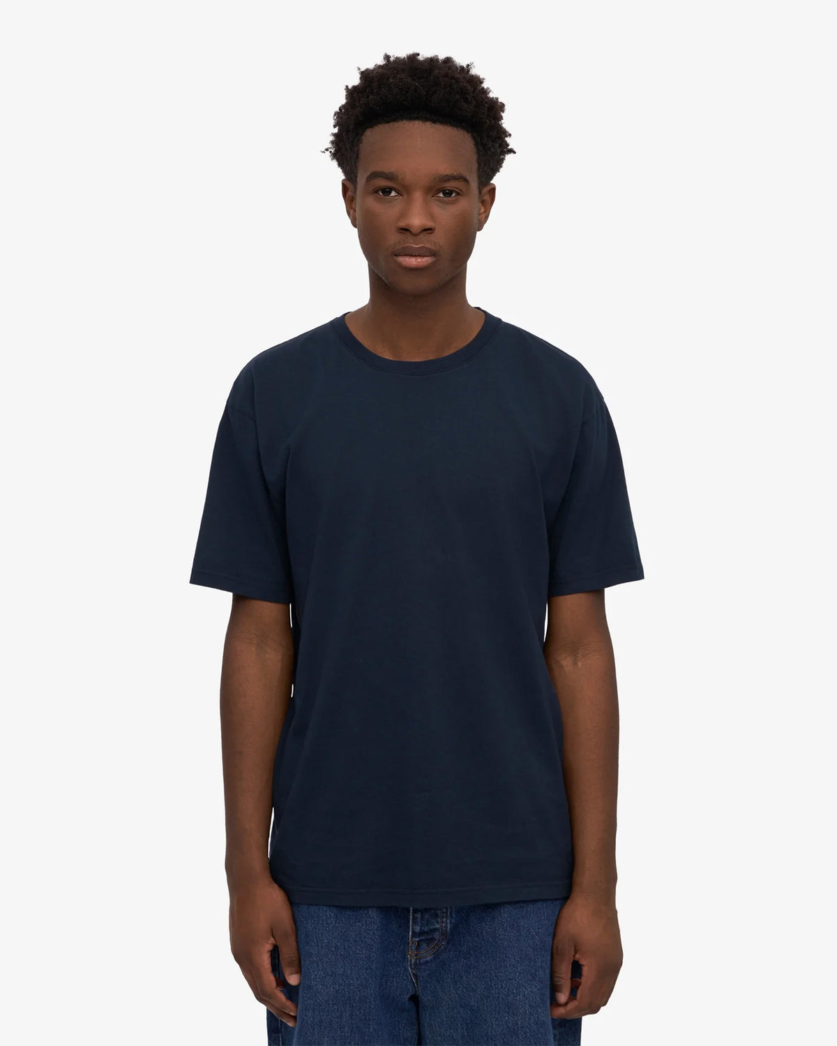 Colorful Standard Classic Organic Tee - Navy Blue | Colorful Standard T Shirts | JEANSTORE