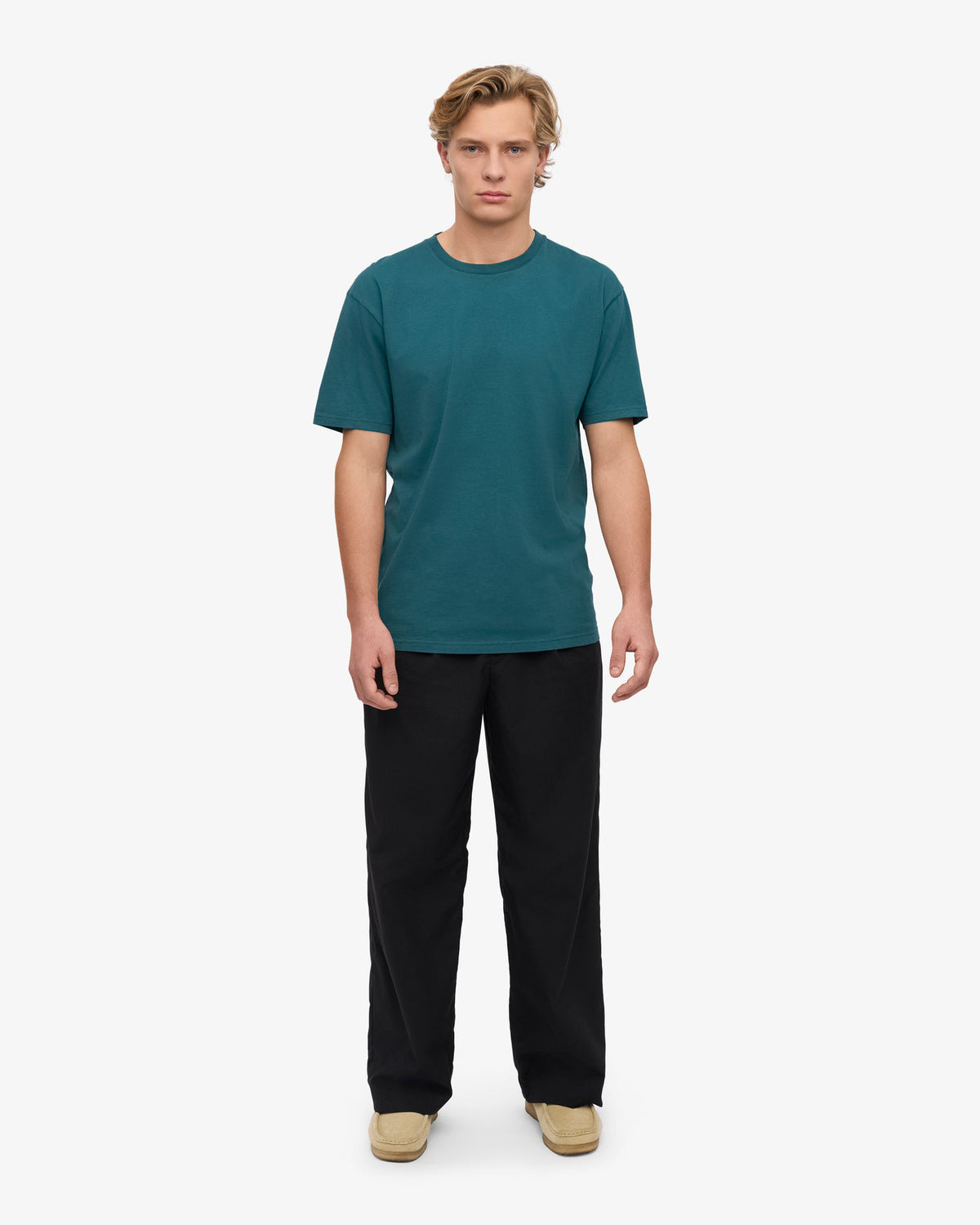 Colorful Standard Classic Organic Tee - Ocean Green | Colorful Standard T Shirts | JEANSTORE