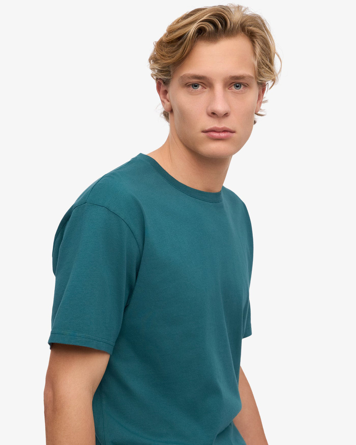 Colorful Standard Classic Organic Tee - Ocean Green | Colorful Standard T Shirts | JEANSTORE