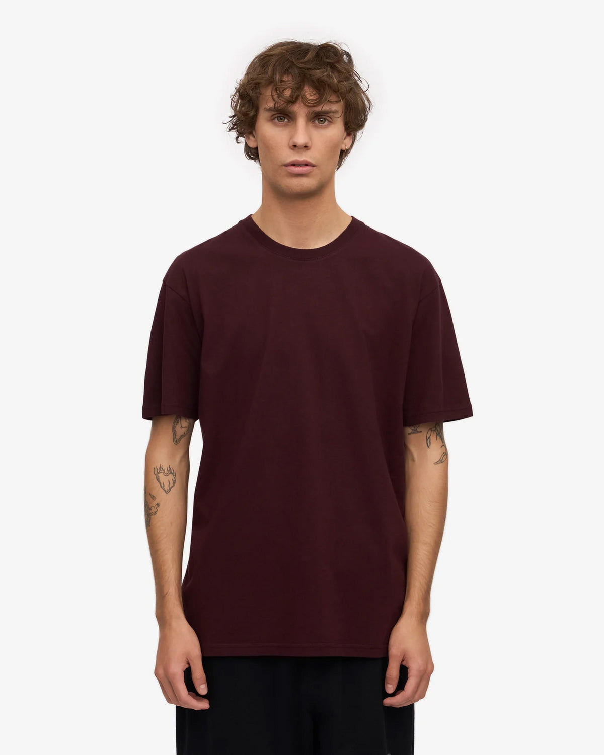 Colorful Standard Classic Organic Tee - Oxblood Red | Colorful Standard T Shirts | JEANSTORE