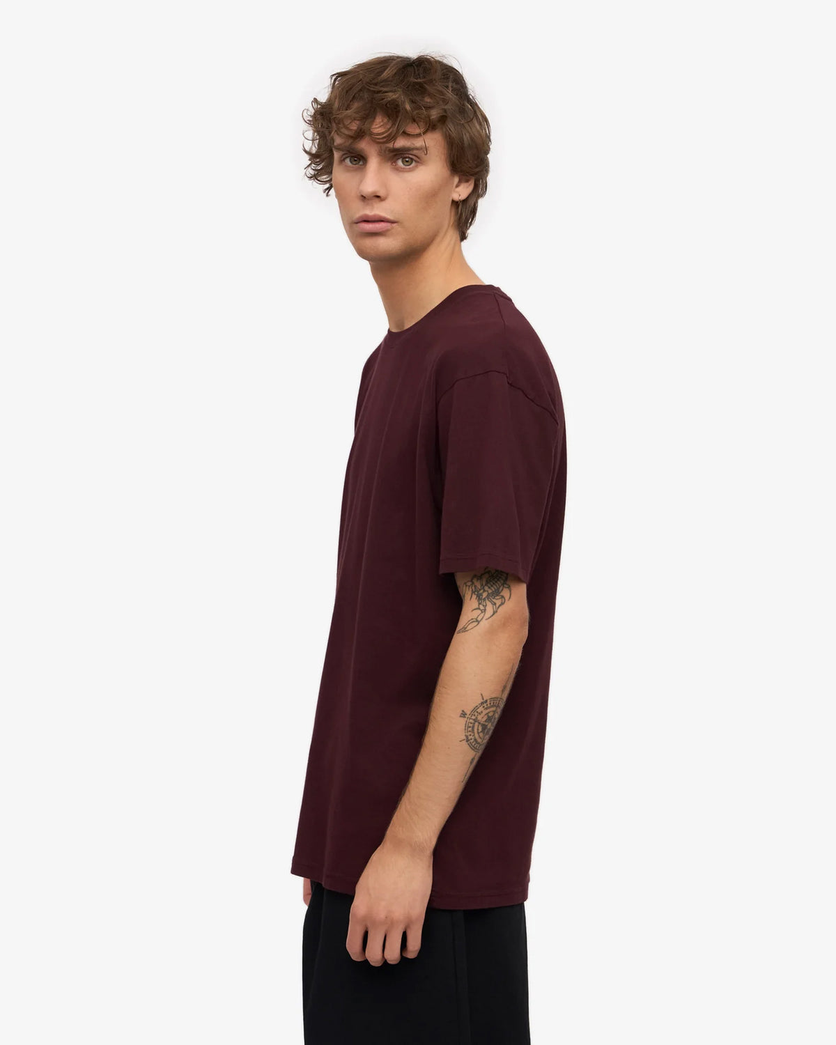 Colorful Standard Classic Organic Tee - Oxblood Red | Colorful Standard T Shirts | JEANSTORE