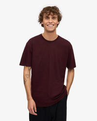 Colorful Standard Classic Organic Tee - Oxblood Red | Colorful Standard T Shirts | JEANSTORE