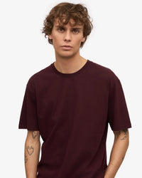 Colorful Standard Classic Organic Tee - Oxblood Red | Colorful Standard T Shirts | JEANSTORE
