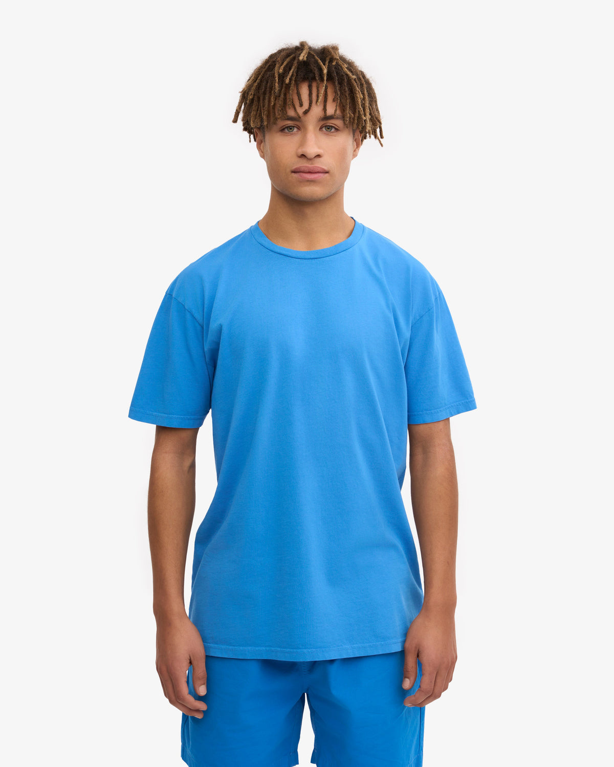 Colorful Standard Classic Organic Tee - Pacific Blue | Colorful Standard T Shirts | JEANSTORE