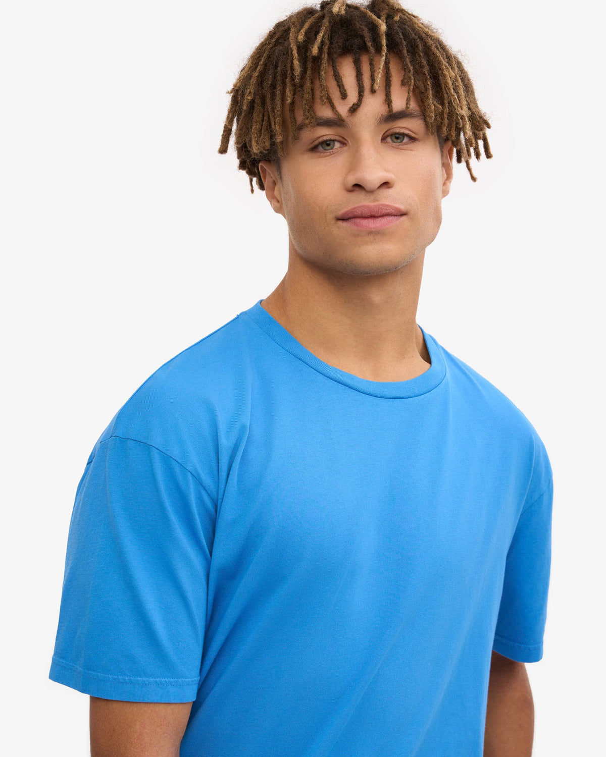 Colorful Standard Classic Organic Tee - Pacific Blue | Colorful Standard T Shirts | JEANSTORE